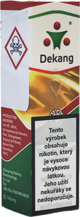 Dekang SILVER Mango 10 ml Množství nikotinu: 11mg