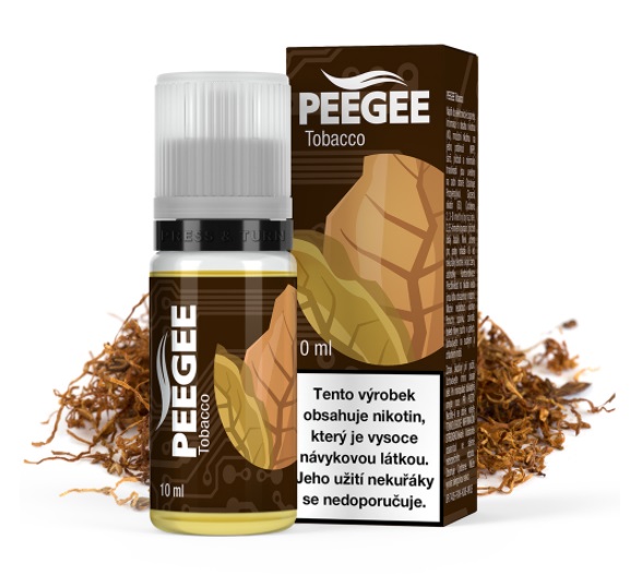 PEEGEE Čistý tabák 10 ml Množství nikotinu: 12mg