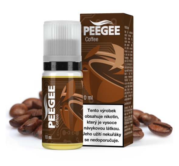 PEEGEE Káva 10 ml Množství nikotinu: 6mg