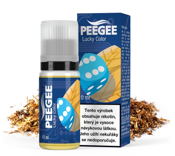 PEEGEE Lucky Color 10 ml Množství nikotinu: 6mg