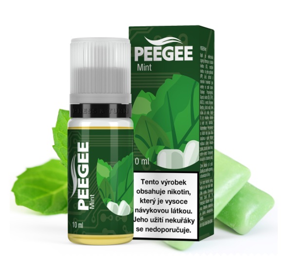 PEEGEE Máta 10 ml Množství nikotinu: 12mg