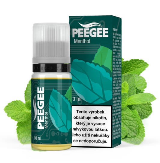 PEEGEE Menthol 10 ml Množství nikotinu: 18mg