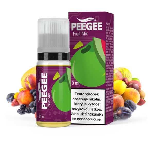 PEEGEE Ovocná směs 10 ml Množství nikotinu: 6mg