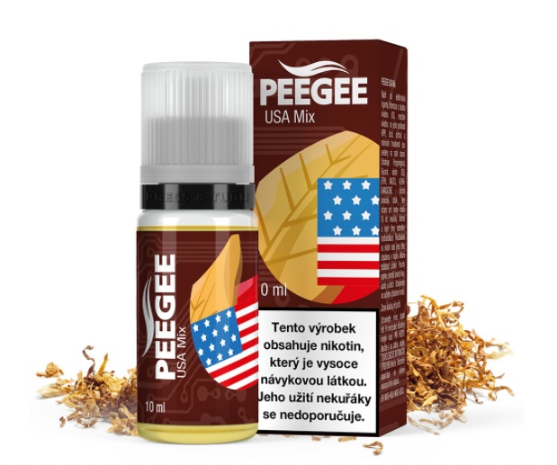 PEEGEE USA Mix 10 ml Množství nikotinu: 18mg