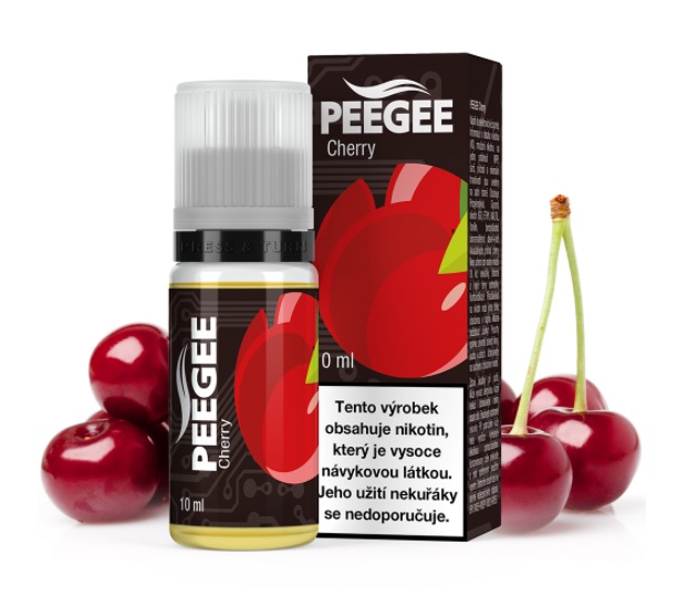 PEEGEE Višeň 10 ml Množství nikotinu: 12mg