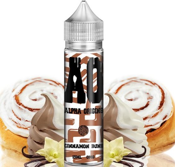 Alpha Origins Shake & Vape Cinnamon Buns 15ml