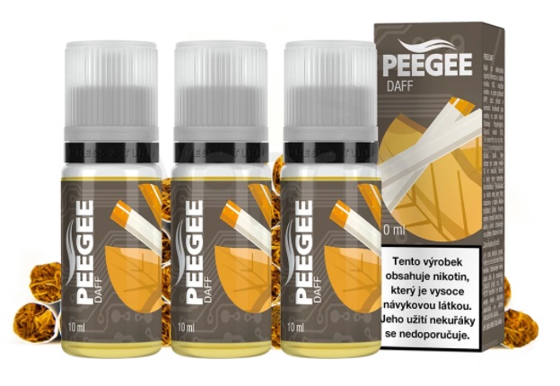 PEEGEE DAFF 3 x 10 ml Množství nikotinu: 12mg