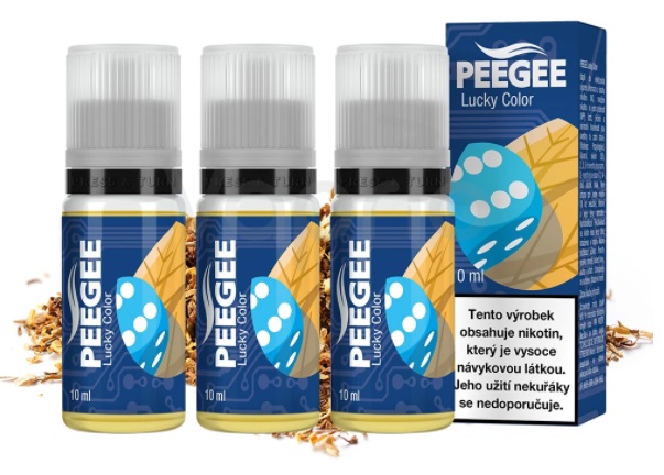 PEEGEE Lucky Color 3 x 10 ml Množství nikotinu: 6mg