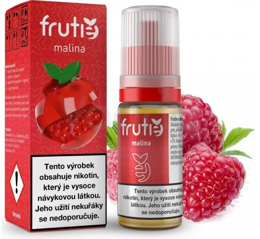 Frutie 50/50 Malina 10 ml Množství nikotinu: 0mg