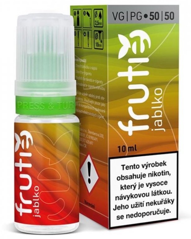 Frutie 50/50 Jablko 10 ml Množství nikotinu: 0mg