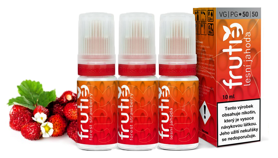 Frutie 50/50 Forest Strawberry 3 x 10 ml Množství nikotinu: 0mg