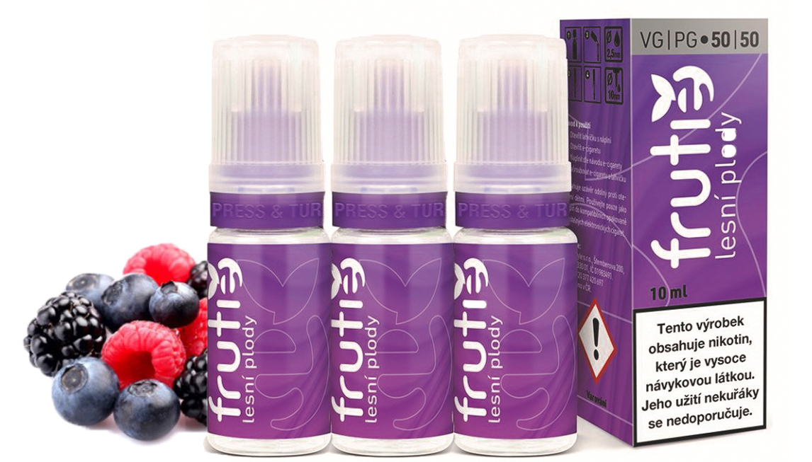 Frutie 50/50 Wild Berries 3 x 10 ml Množství nikotinu: 0mg