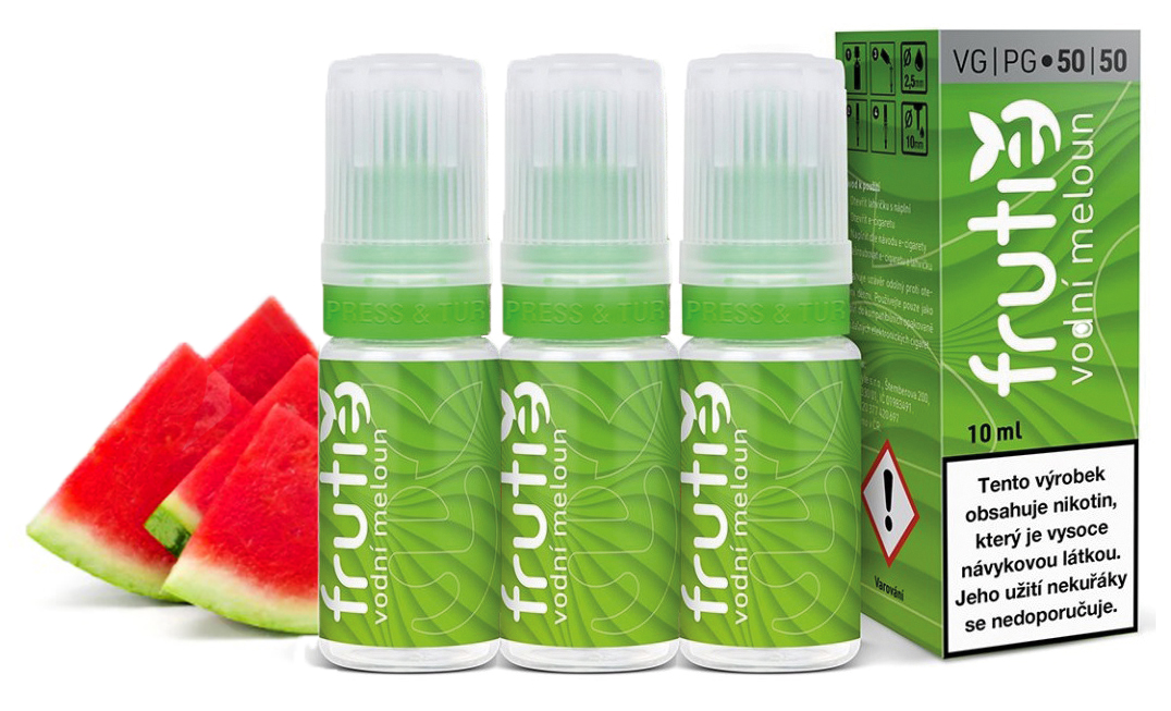 Frutie 50/50 Watermelon 3 x 10 ml Množství nikotinu: 3mg