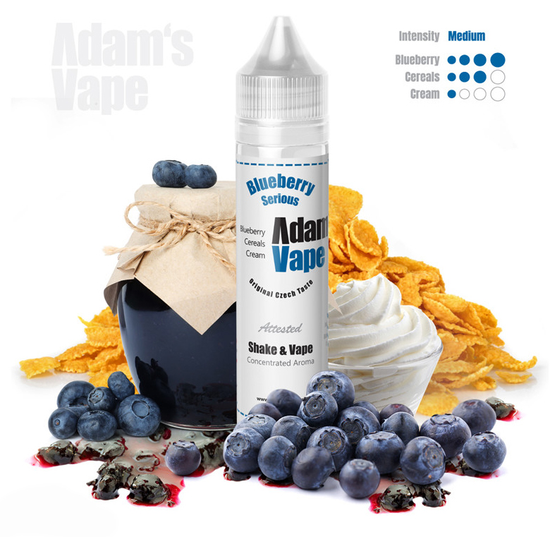Adams Vape Shake & Vape Blueberry Serious 12ml