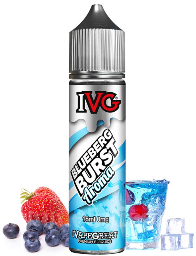 IVG Shake & Vape Menthol Blueberg Burst 18ml