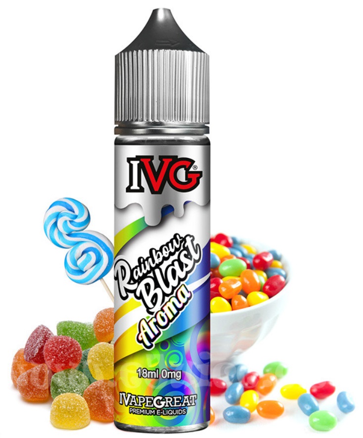 IVG Shake & Vape Menthol Rainbow Blast 18ml