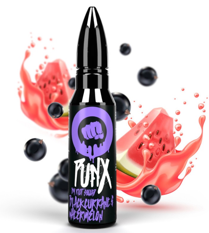 Riot Squad PUNX S&V příchuť pro míchání Blackcurrant & Watermelon 15ml