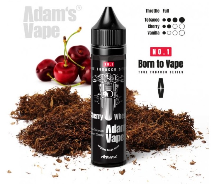 Příchuť Adams vape - CHERRY WHEELS (Třešňový tabák) 12ml