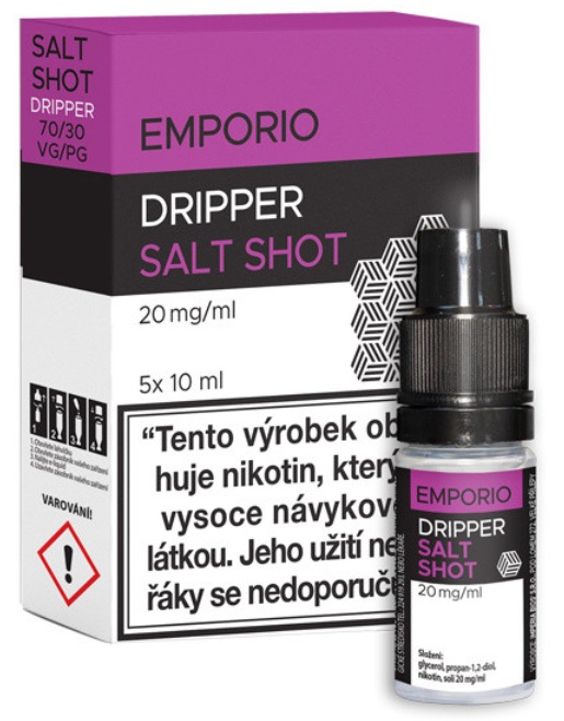 Imperia EMPORIO SALT SHOT DRIPPER PG30/VG70 20mg 5x10ml