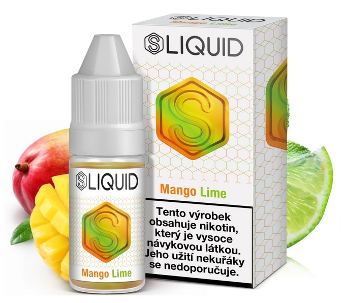 SLIQUID - Mango a limetka 10ml Množství nikotinu: 10mg