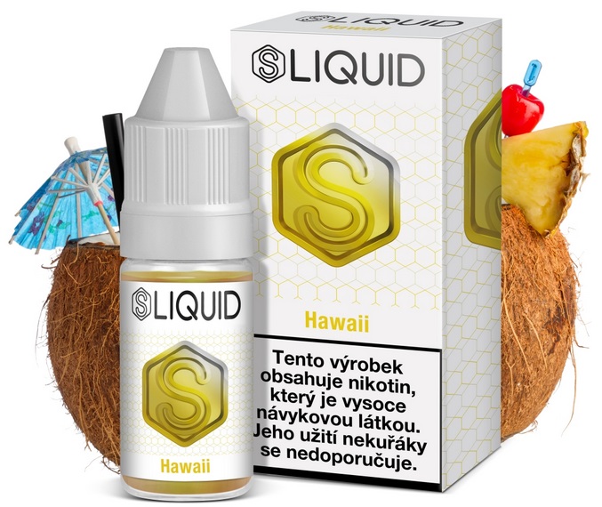 SLIQUID - Piña Colada a ananas (Hawaii) 10ml Množství nikotinu: 10mg