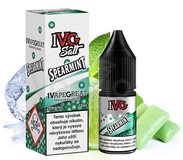 IVG E-Liquids Salt Spearmint Sweets 10 ml Množství nikotinu: 10mg
