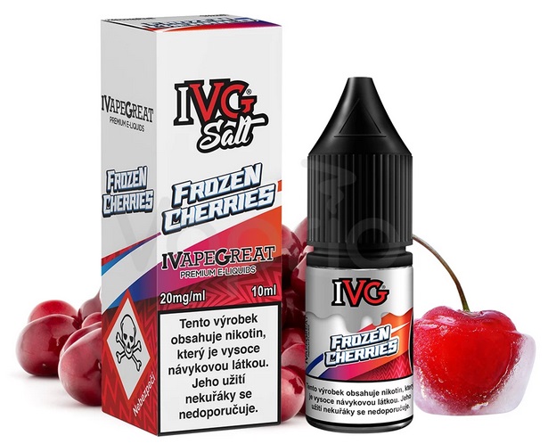 I VG Salt Frozen Cherries 10 ml Množství nikotinu: 20mg