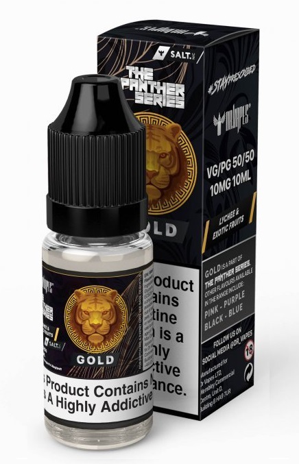 E-liquid Dr. Vapes - Gold Panther Salt 10ml Množství nikotinu: 20mg