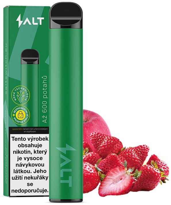 Salt Switch Strawberry Apple 20 mg 600 potáhnutí 1 ks