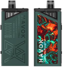 Uwell HAVOK V1 Pod 65W grip Full Kit 1800mAh zelená 1 ks