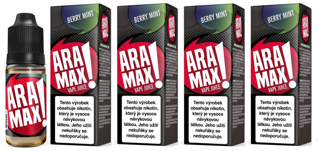 Aramax 4Pack Berry Mint 4 x 10 ml Množství nikotinu: 6mg