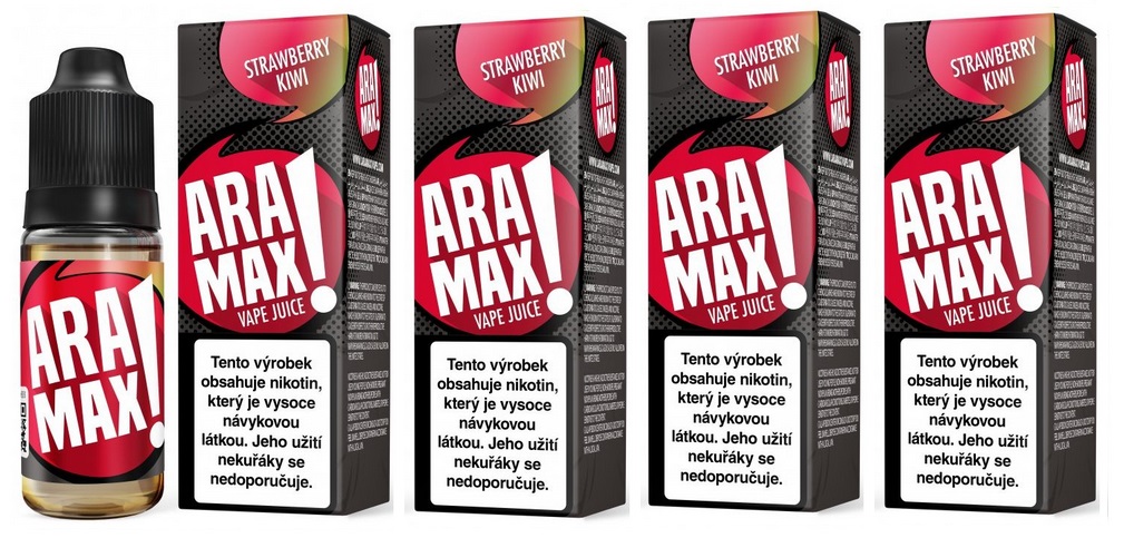 Aramax 4Pack Strawberry Kiwi 4 x 10 ml Množství nikotinu: 3mg