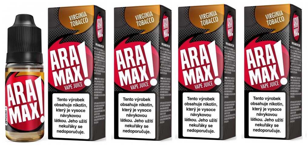 Aramax 4Pack Virginia Tobaccol 4 x 10 ml Množství nikotinu: 12mg