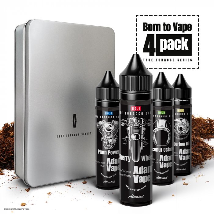 Adam's Vape Shake & Vape Born to Vape 4Pack Dárková sada