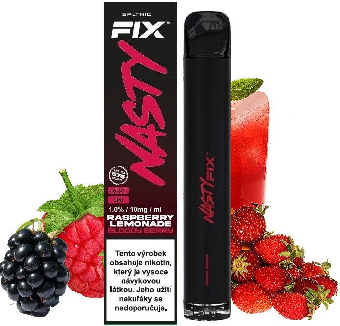 Nasty Juice Air Fix Bloody Berry 10 mg 675 potáhnutí 1 ks