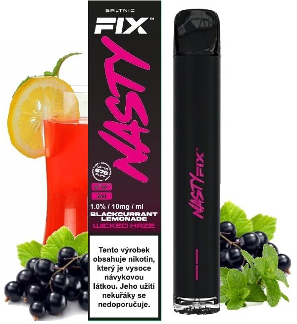 Nasty Juice Air Fix Wicked Haze 10 mg 675 potáhnutí 1 ks