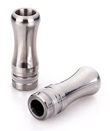 Plastový Drip Tip náustek 510 stříbrný