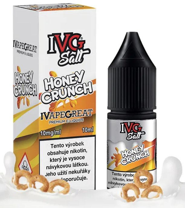 IVG E-Liquids Salt Medové cereálie 10 ml Množství nikotinu: 20mg