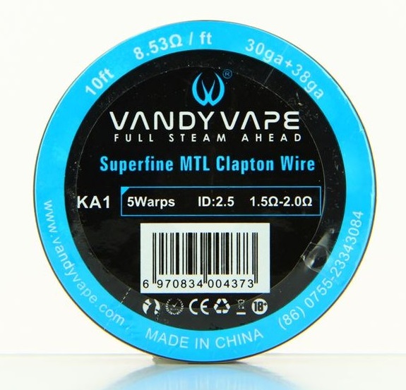 Vandy Vape Superfine MTL Clapton odporový drát Kanthal 30ga + 38ga 3m