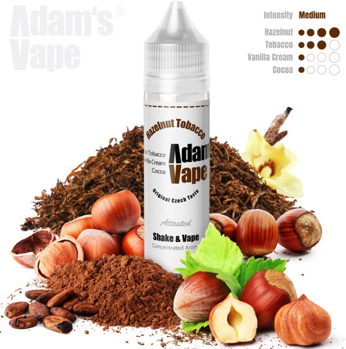 Příchuť Adams vape - Hazelnut Tobacco 12ml