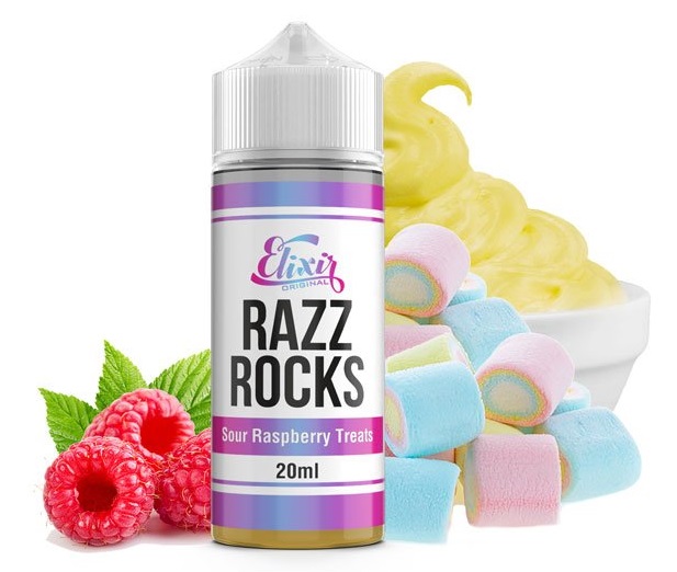 Infamous Shake & Vape Elixir - Razzrocks 20ml