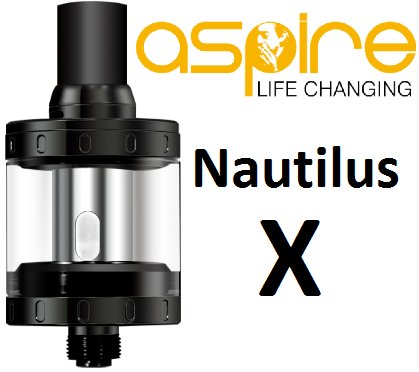 aSpire Nautilus X clearomizer černý 2ml