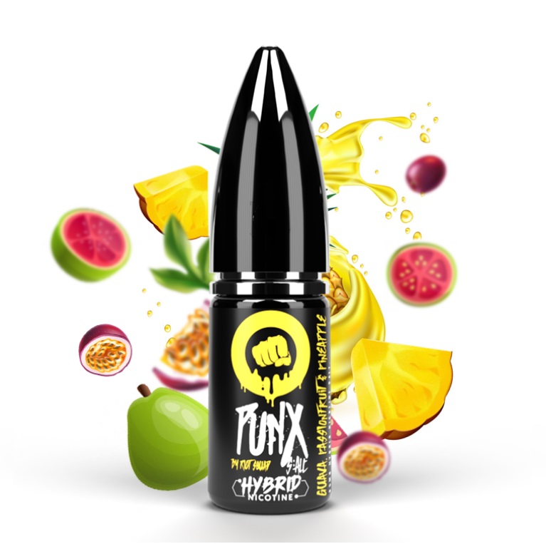 E-liquid Riot S:ALT Hybrid - Guava, Passionfruit & Pineapple 10ml Množství nikotinu: 10mg