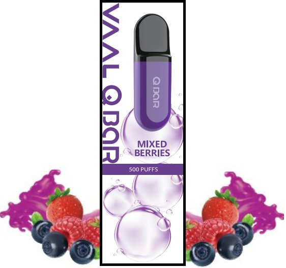 Joyetech VAAL Q Bar Mixed Berries 0 mg 500 potáhnutí 1 ks EXP: 2/2024