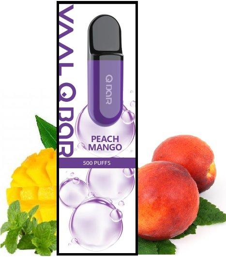 Joyetech VAAL Q Bar Peach Mango 0 mg 500 potáhnutí 1 ks EXP: 5/2023