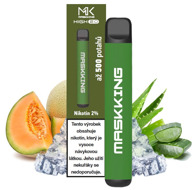 Maskking High 2.0 Aloe Melon Ice 20 mg 500 potáhnutí 1 ks EXP: 2023