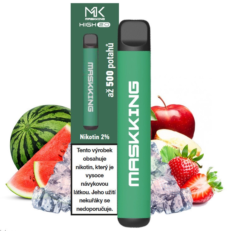 Maskking High 2.0 Apple Strawberry Watermelon 20 mg 500 potáhnutí 1 ks EXP: 2023