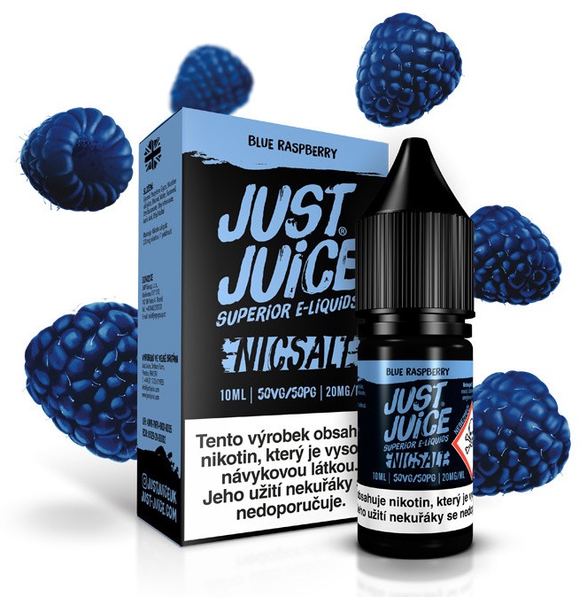Just Juice Salt Blue Raspberry 10 ml Množství nikotinu: 20mg