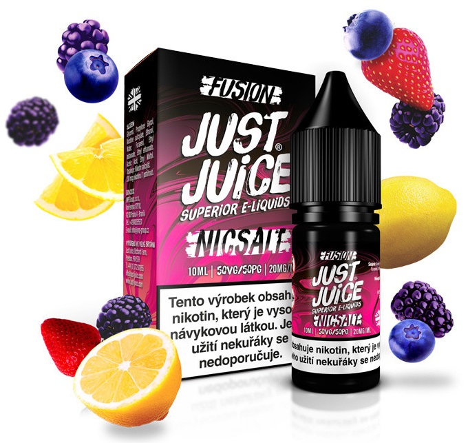 Just Juice Salt Fusion Berry Burst & Lemonade 10 ml Množství nikotinu: 11mg