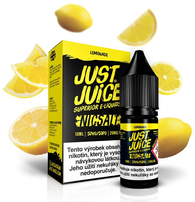 Just Juice Salt Lemonade 10 ml Množství nikotinu: 11mg